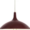 Lampa Wisząca 1965 Bordowa Gubi