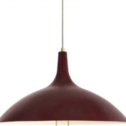 Lampa Wisząca 1965 Bordowa Gubi
