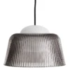 Lampa Wisząca Brim Przydymiona Szara Hay