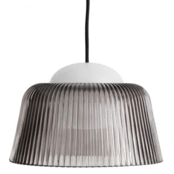 Lampa Wisząca Brim Przydymiona Szara Hay