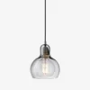 Lampa Wisząca Bulb Sr2 Srebrna Przewód Czarny Andtradition