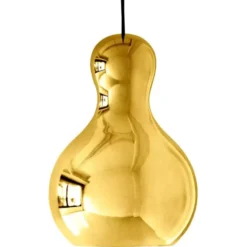 Lampa Wisząca Calabash 22,4 Cm Złota Fritz Hansen