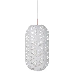 Lampa Wisząca Capsule 29 Cm Biała Forestier