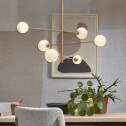 Lampa Wisząca Carrara 6 Kul Trzyramienna Its About Romi