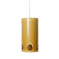 Lampa Wisząca Ceramiczna Musztardowa Hkliving