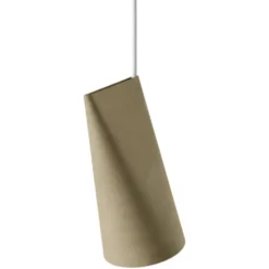 Lampa Wisząca Ceramiczna Narrow Oliwkowa Moebe