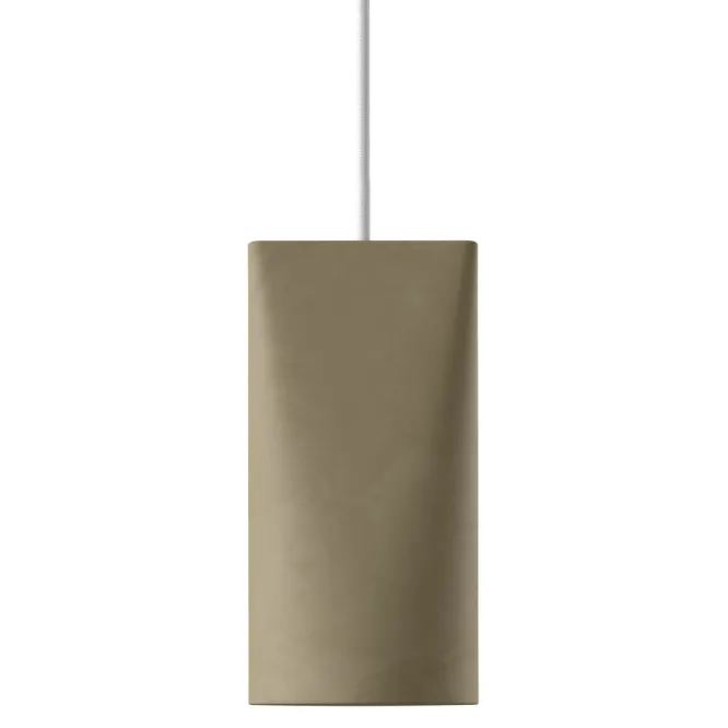 Lampa Wisząca Ceramiczna Narrow Oliwkowa Moebe