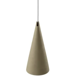 Lampa Wisząca Ceramiczna Narrow Oliwkowa Moebe
