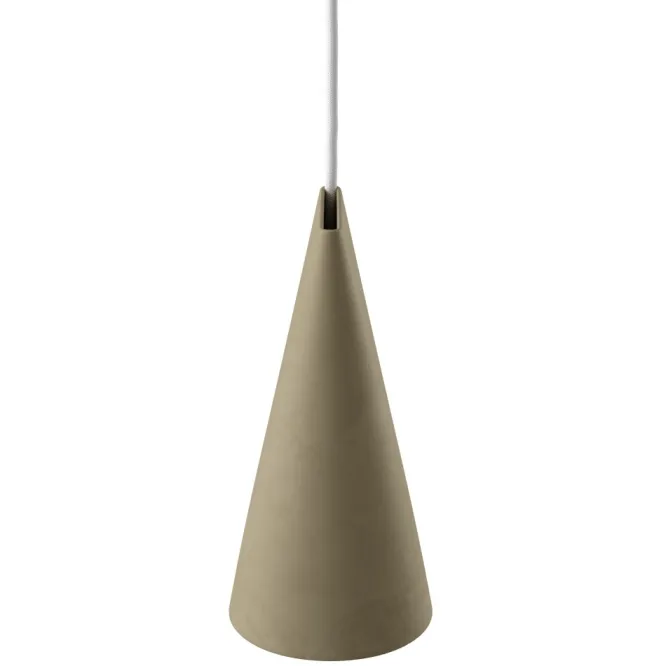 Lampa Wisząca Ceramiczna Narrow Oliwkowa Moebe