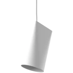 Lampa Wisząca Ceramiczna Narrow Biała Moebe