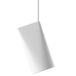 Lampa Wisząca Ceramiczna Narrow Biała Moebe