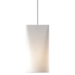 Lampa Wisząca Ceramiczna Narrow Biała Moebe