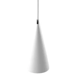 Lampa Wisząca Ceramiczna Narrow Biała Moebe