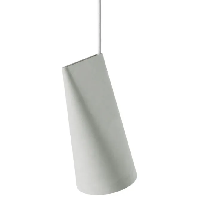 Lampa Wisząca Ceramiczna Narrow Jasnoszara Moebe