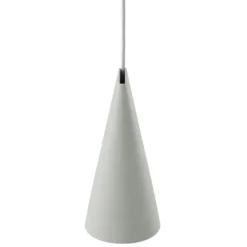 Lampa Wisząca Ceramiczna Narrow Jasnoszara Moebe
