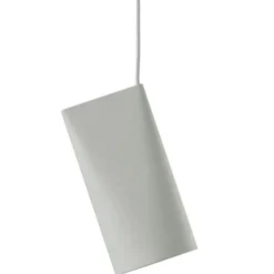 Lampa Wisząca Ceramiczna Narrow Jasnoszara Moebe
