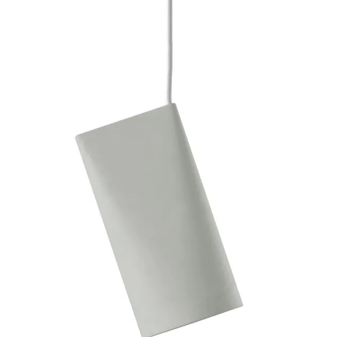Lampa Wisząca Ceramiczna Narrow Jasnoszara Moebe