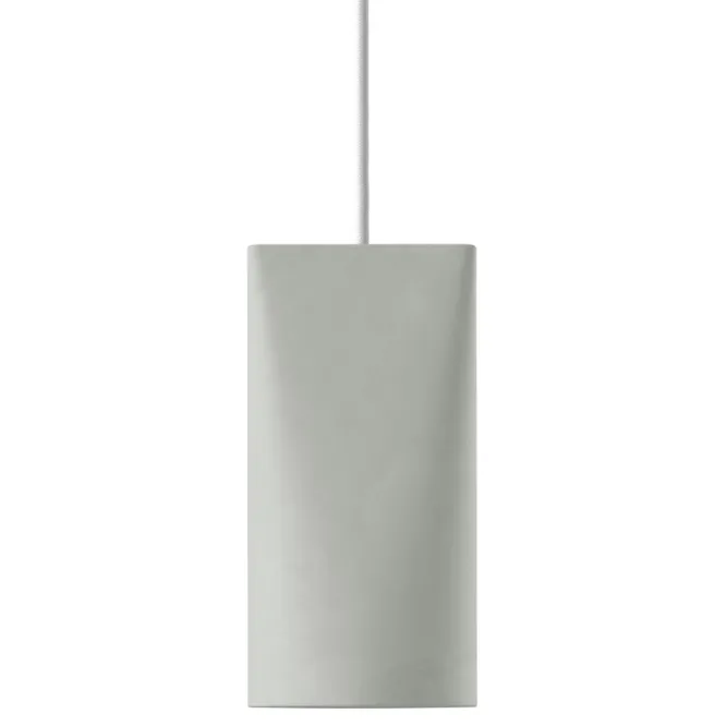 Lampa Wisząca Ceramiczna Narrow Jasnoszara Moebe