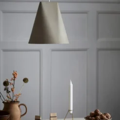 Lampa Wisząca Ceramiczna Wide Oliwkowa Moebe