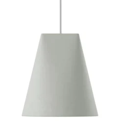 Lampa Wisząca Ceramiczna Wide Jasnoszara Moebe