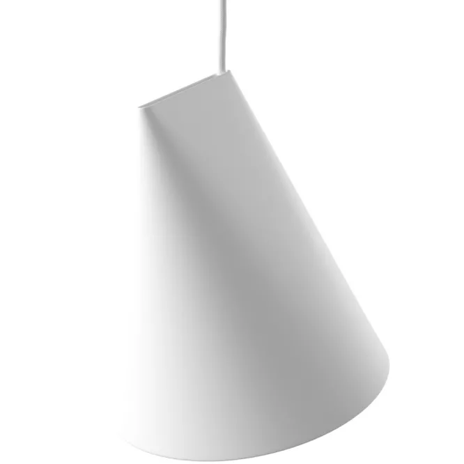 Lampa Wisząca Ceramiczna Wide Biała Moebe