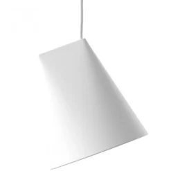 Lampa Wisząca Ceramiczna Wide Biała Moebe