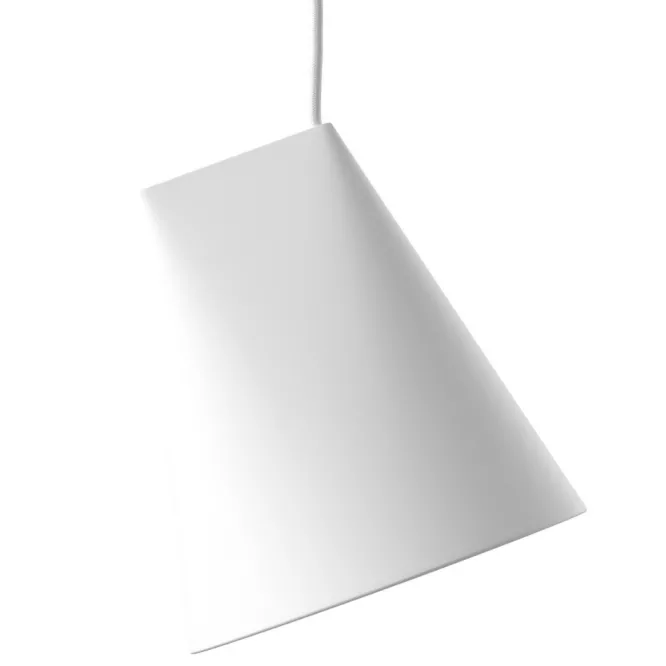 Lampa Wisząca Ceramiczna Wide Biała Moebe