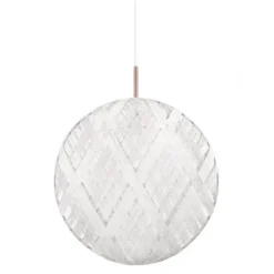 Lampa Wisząca Chanpen 52 Cm Biała Forestier