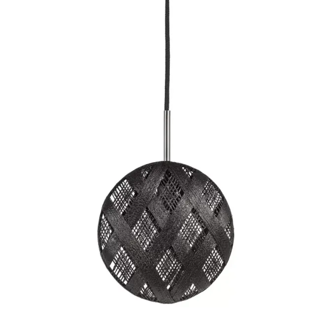 Lampa Wisząca Chanpen 26 Cm Czarna Forestier