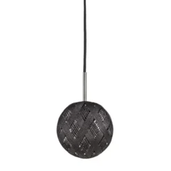 Lampa Wisząca Chanpen 19 Cm Czarna Forestier
