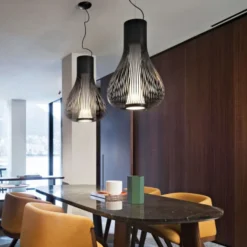 Lampa Wisząca Chasen Czarna Flos