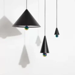 Lampa Wisząca Cherry L Czarna Petite Friture