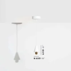 Lampa Wisząca Cherry Xs Biała Petite Friture
