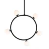 Lampa Wisząca Circle And Spheres Czarna Atelier Areti