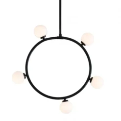 Lampa Wisząca Circle And Spheres Czarna Atelier Areti
