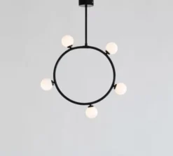 Lampa Wisząca Circle And Spheres Czarna Atelier Areti