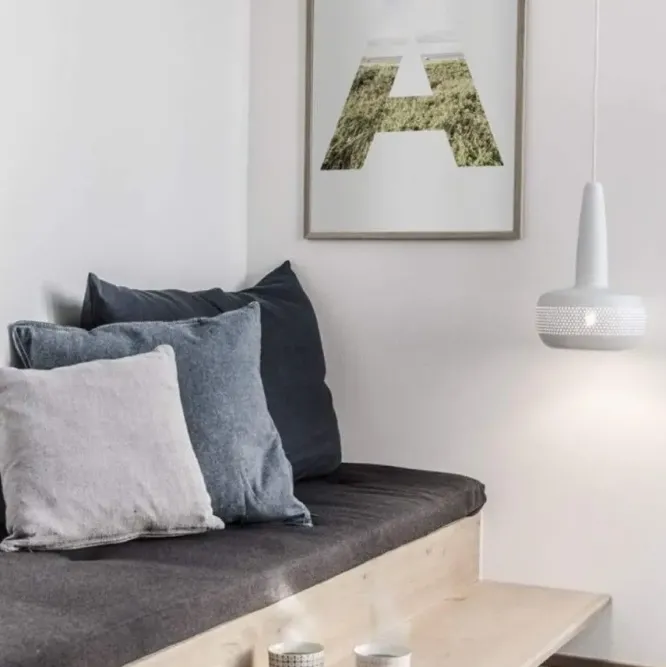 Lampa Wisząca Clava Biała 21,5 Cm Umage