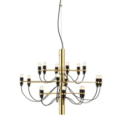 Lampa Wisząca 2097/18 Clear Bulbs Mosiężna Flos