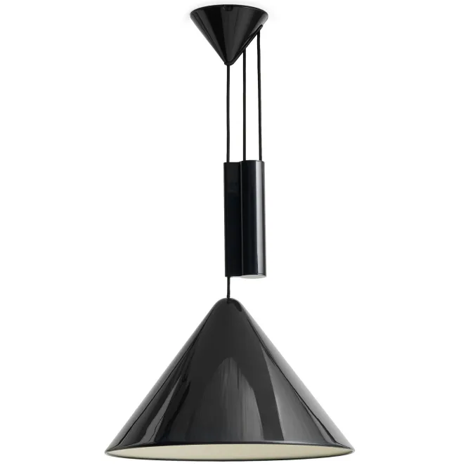 Lampa Wisząca Compass Regulowana Czarna Hay