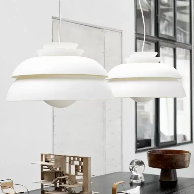 Lampa Wisząca Concert 55 Cm Biała Fritz Hansen