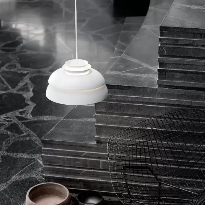Lampa Wisząca Concert 55 Cm Biała Fritz Hansen
