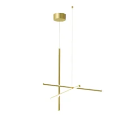 Lampa Wisząca Coordinates S1 Aluminium W Kolorze Szampańskim Flos