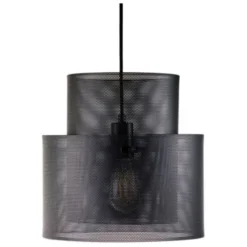 Lampa Wisząca Cyla Czarna Bolia