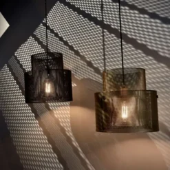 Lampa Wisząca Cyla Czarna Bolia