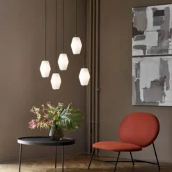Lampa Wisząca Dahl Duża Mosiężna Northern