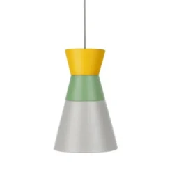 Lampa Wisząca Dance All Night Żółto-Zielono-Szara Grupa Products