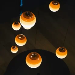 Lampa Wisząca Dipping Light Amber Marset