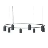 Lampa Wisząca Donna Circle 100 Czarna Pholc