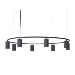 Lampa Wisząca Donna Circle 100 Czarna Pholc