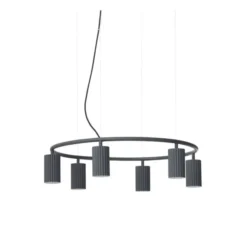 Lampa Wisząca Donna Circle 60 Czarna Pholc